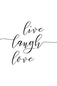 Live Laugh Love Typography Poster - Artdesign