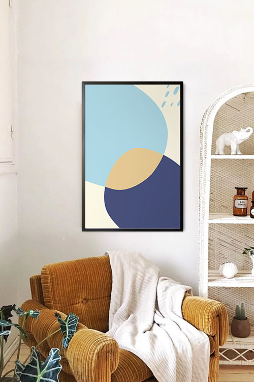 Abstract shapes and colours no2 Poster - Artdesign