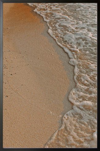 Sand and water photography poster