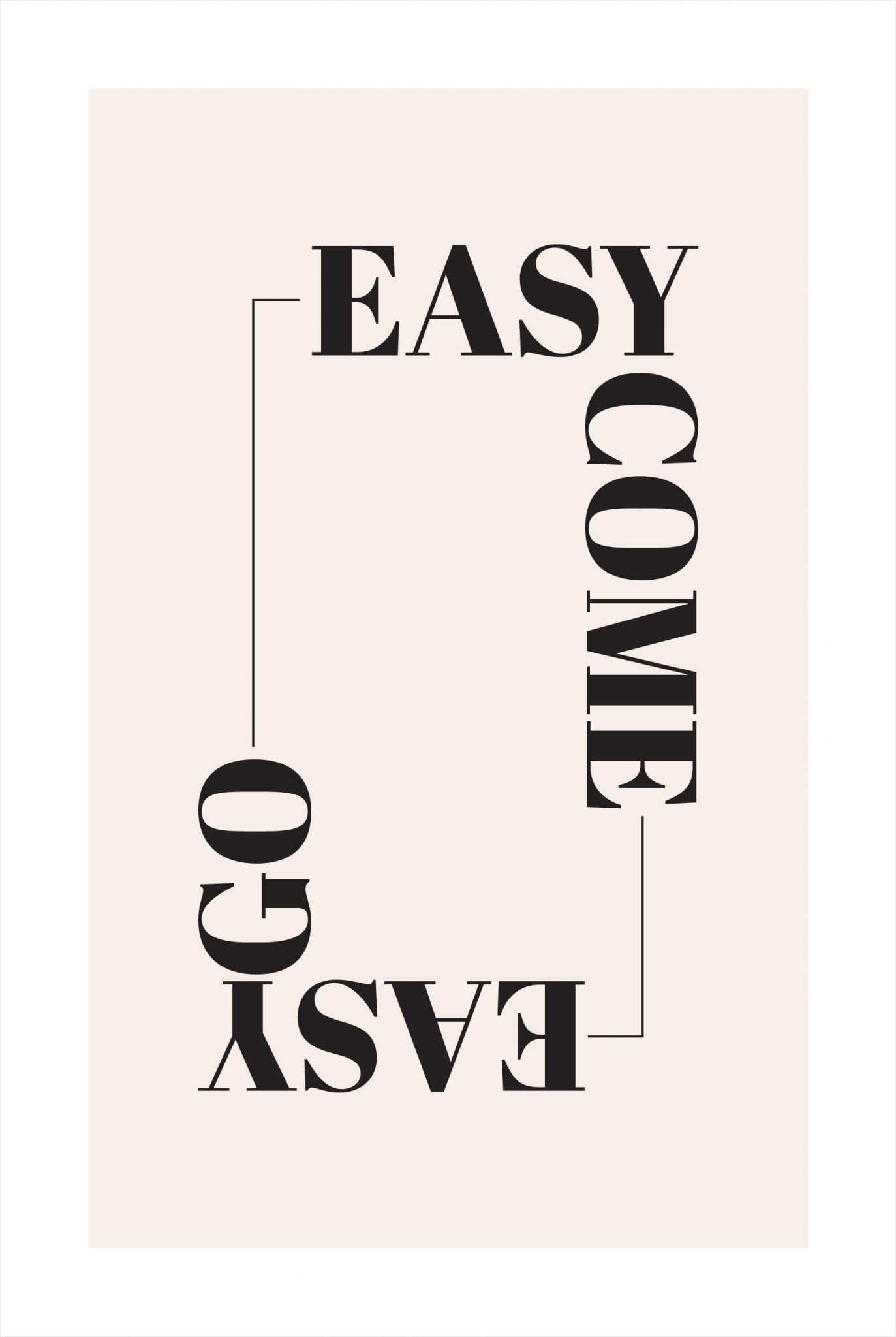 easy-come-easy-go-poster-artdesign