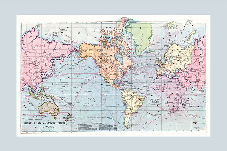 World Map Poster Artdesign   Mc56 World Map 01 