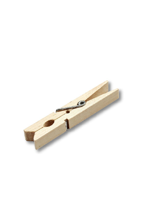 25 pieces Wooden clips - Artdesign