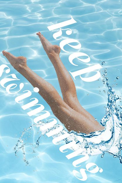 Keep swimming poster