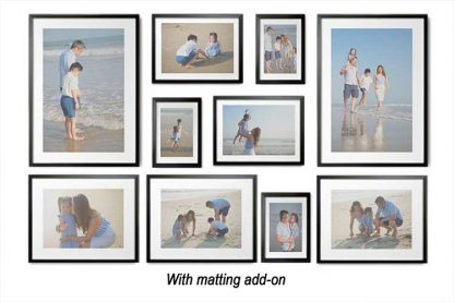 Family Gallery no1 Poster with Matting and Frame