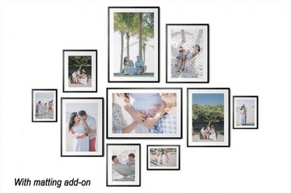 Family Gallery no2 Poster with matting and frame