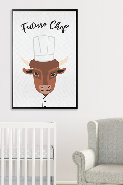 Buffalo Chef Poster in interior