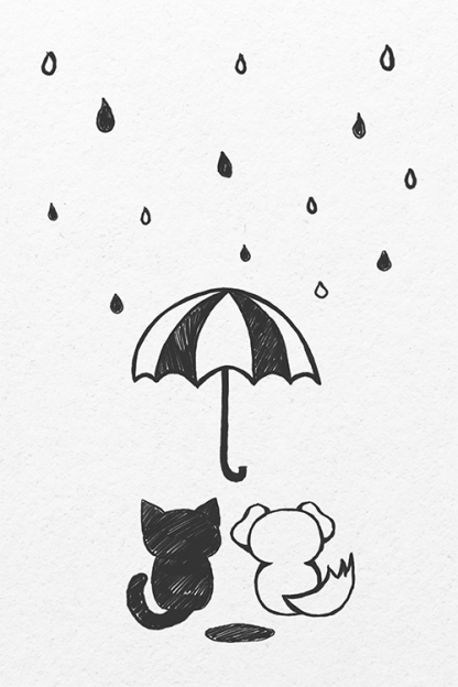 Umbrella Pets Poster