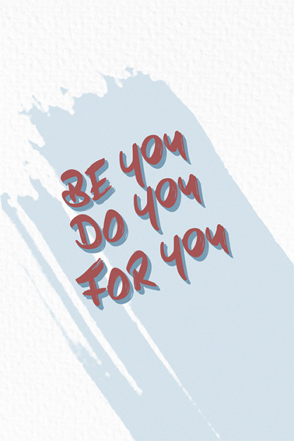 Be You Type Poster