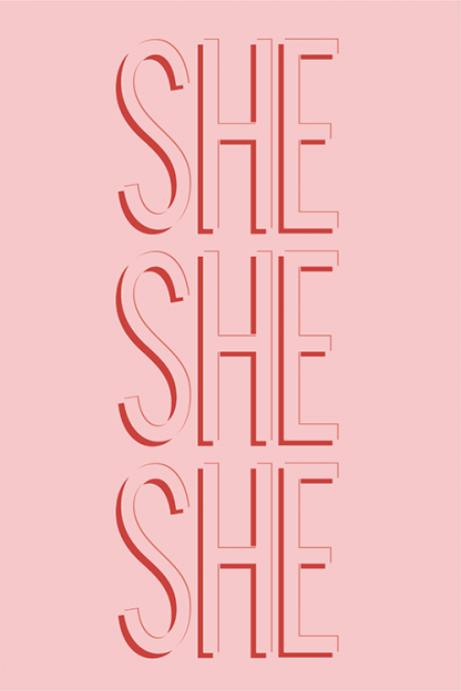 SHE poster