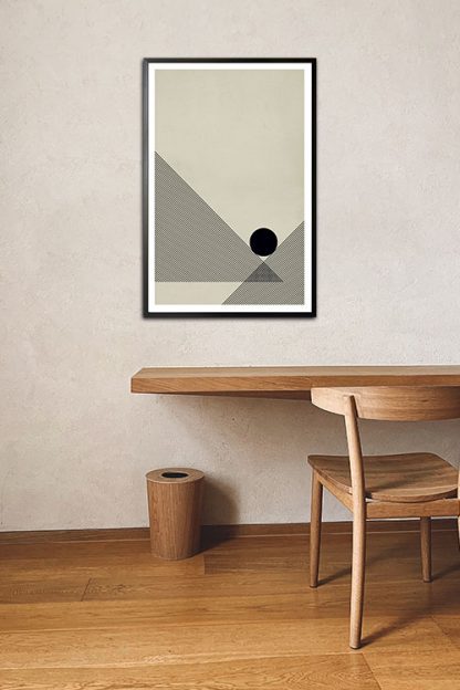 Contemporary Graphic No.1 Poster in interior