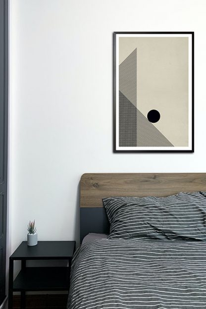 Contemporary Graphic No.5 Poster in interior