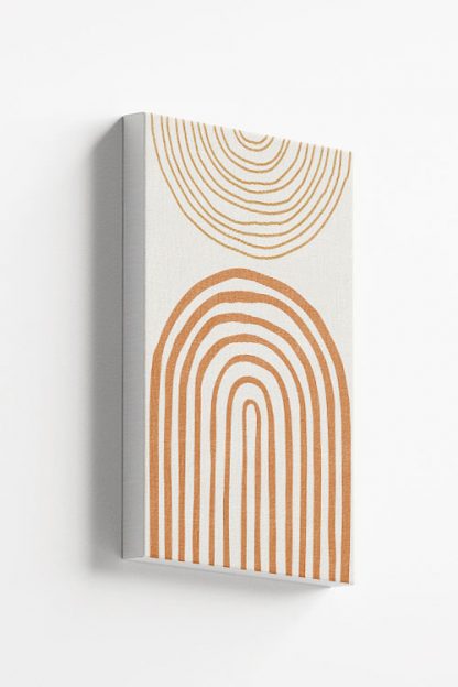 Rainbow Lines Canvas