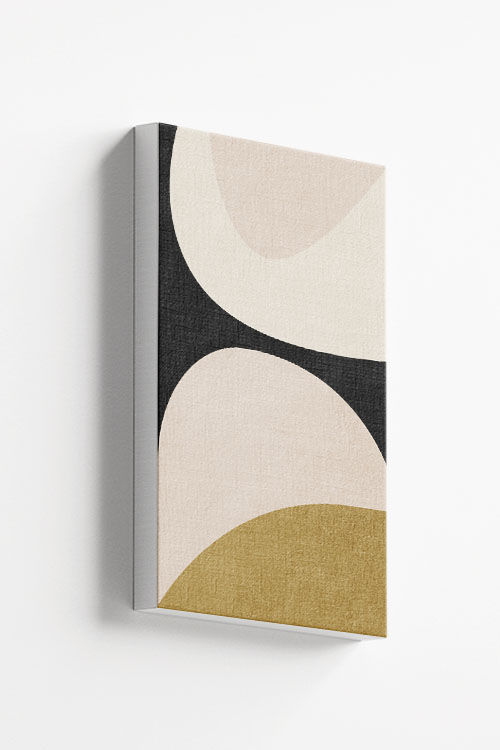 Abstract Minimal tone and shape no. 2 canvas