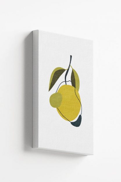 Abstract Lemon canvas