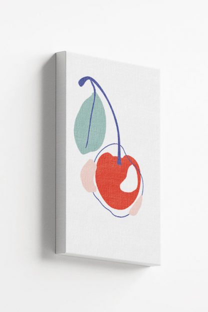 Abstract Cherry canvas