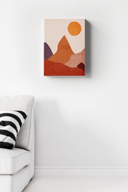 Valley Abstract canvas in interior