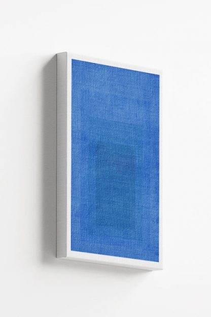 Textured blue rectangles canvas