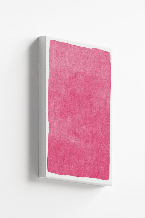 Textured pink watercolor canvas