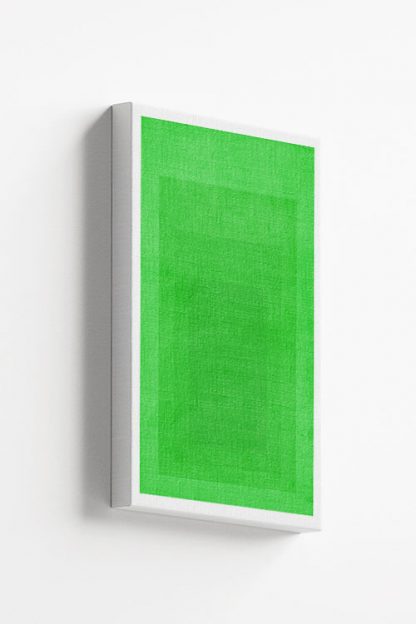 Textured green rectangles canvas