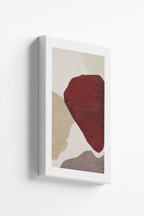 Textured Maroon no. 1 canvas