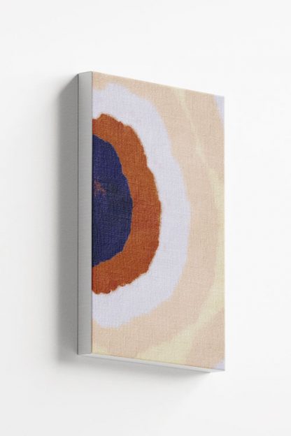 Abstract Shapes Repeat Circles Canvas