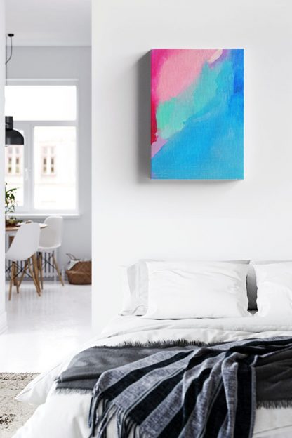 Pastel on canvas no1 canvas in interior