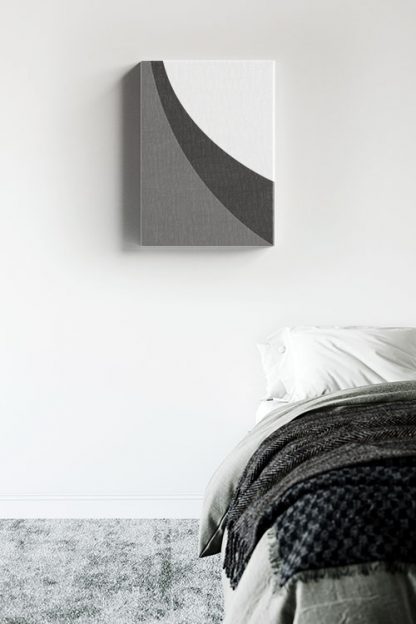 Abstract gray tone no.9 Canvas in interior