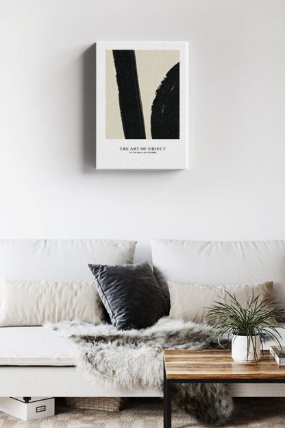 The art of object Canvas in interior