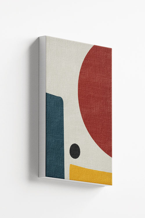 Mid-century art canvas