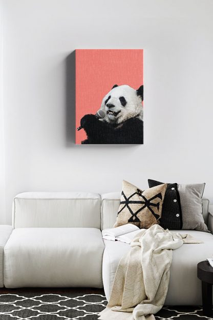 Karaoke panda Canvas in Interior