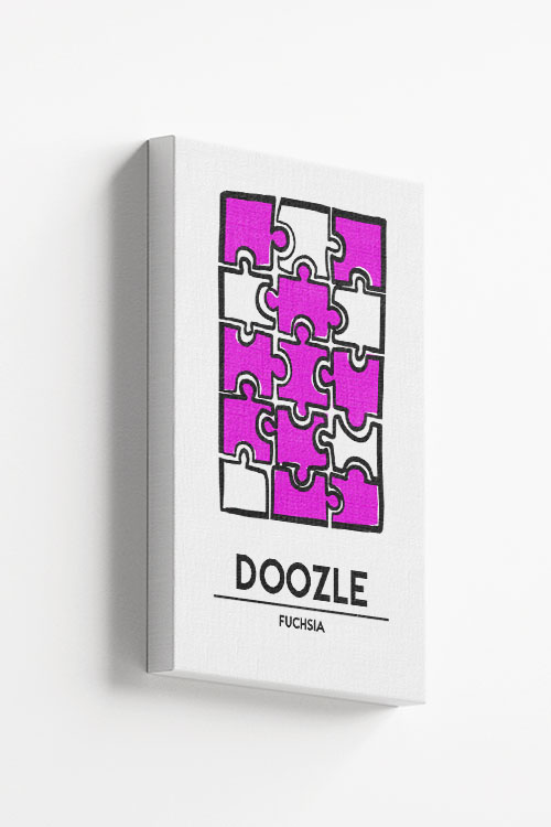 Fuchsia Doozle Canvas