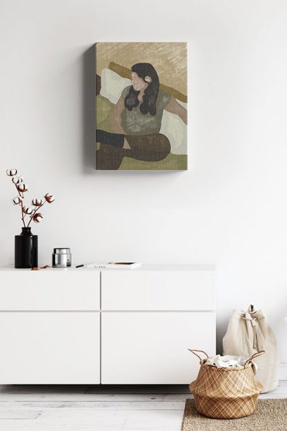 Couch Lady Canvas in interior