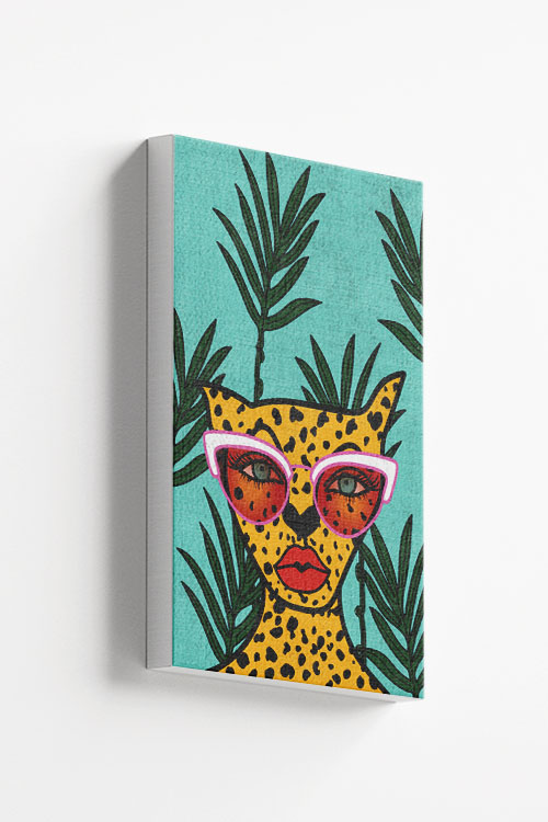 Glam leopard Canvas