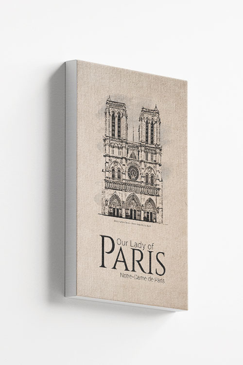 Our lady of Paris Canvas