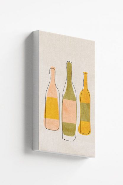 A bottle of 3 Canvas