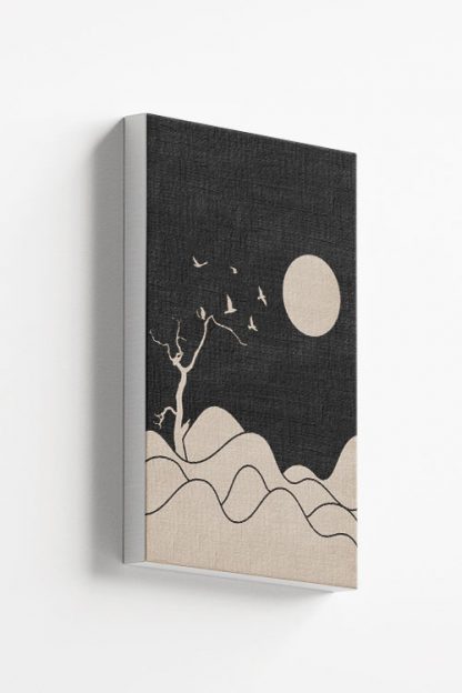 Birds of the night canvas