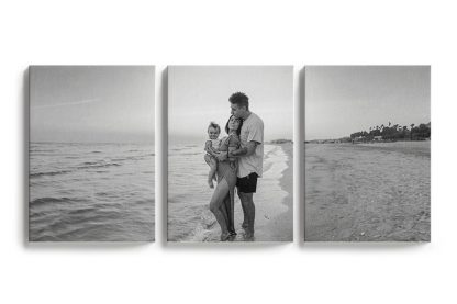 Customize Family tiled photo in canvas