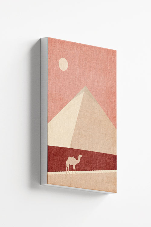 Graphic Desert 1 Canvas