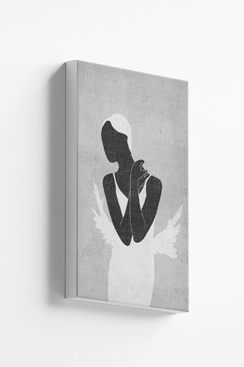 Minimal ballerina Canvas