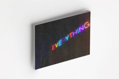 Neon everything sign Canvas