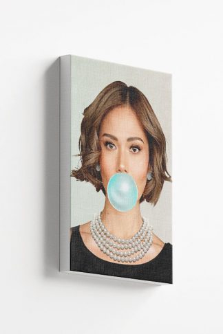 Bianca Manalo inspired canvas print of bubble gum.