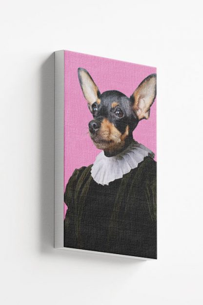 My Pet in Renaissance Clothes Canvas