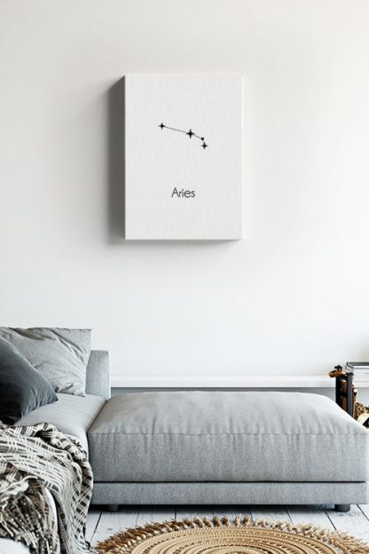 Constellation Zodiac Aries Poster in interior