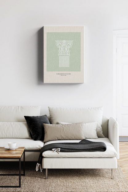 Corinthian Column canvas in Interior