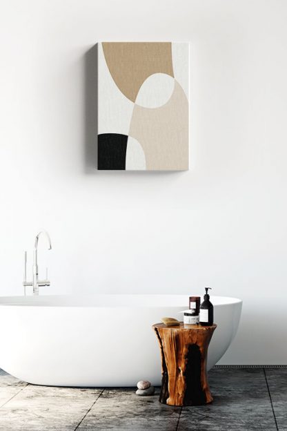 Beige tone shapes canvas in Interior