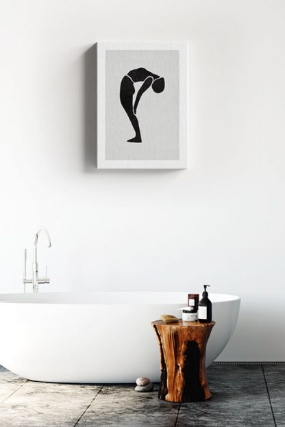 Stretch figure canvas in interior