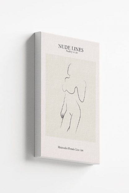 Nude Lines No4 canvas