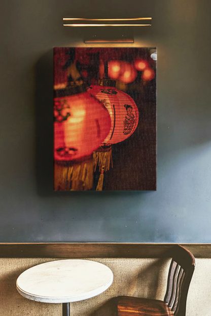 Red Chinese Lantern I Canvas