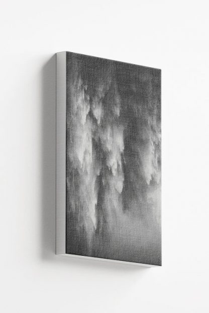 Grayscale smoke canvas