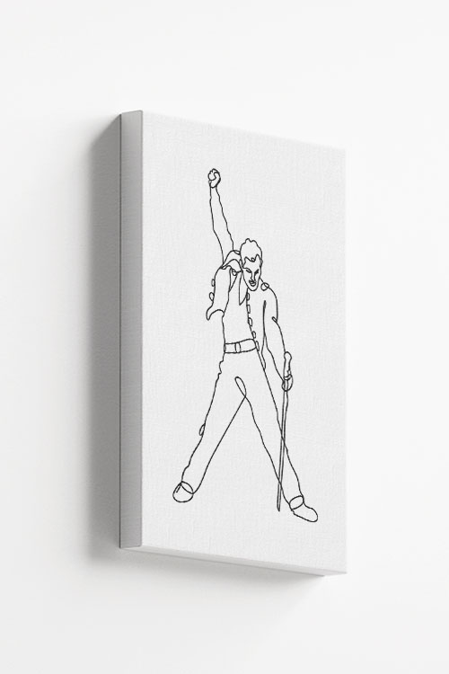 Freddie Mercury Iconic Pose Canvas Artdesign